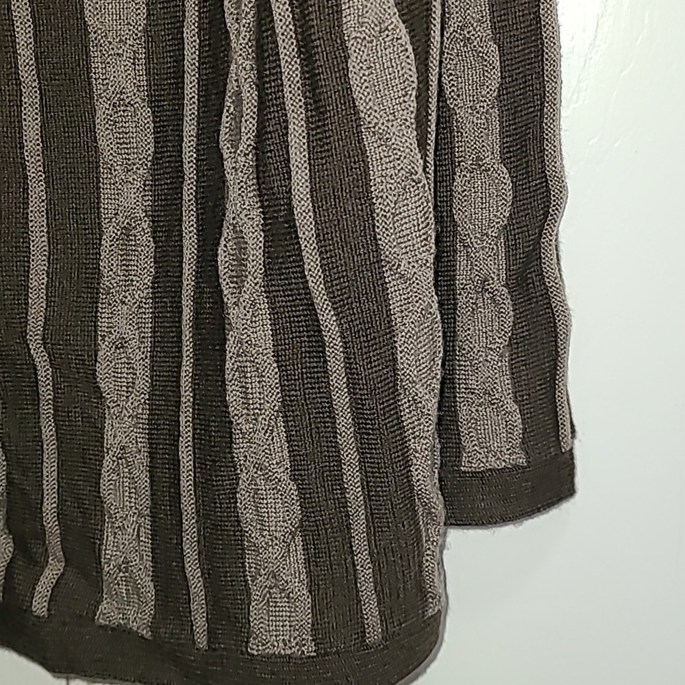 Y2K mossimo wool blend midi skirt Two toned browns designs size Small - Picture 4 of 16